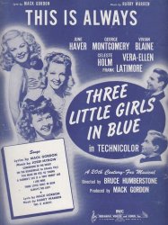 Three Little Girls in Blue