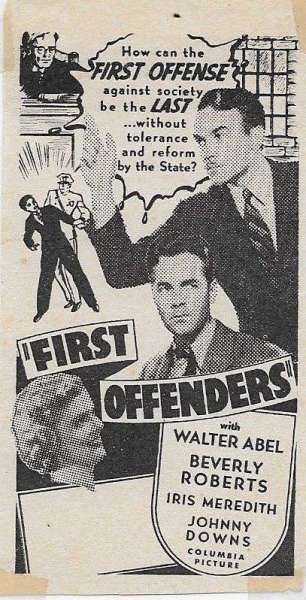 First Offenders